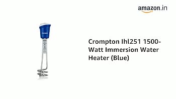 Buy Crompton IHL 251 1500-Watt Immersion Water Heater with Copper Heating  Element and IP 68 Protection Online at Low Prices in India - Amazon.in