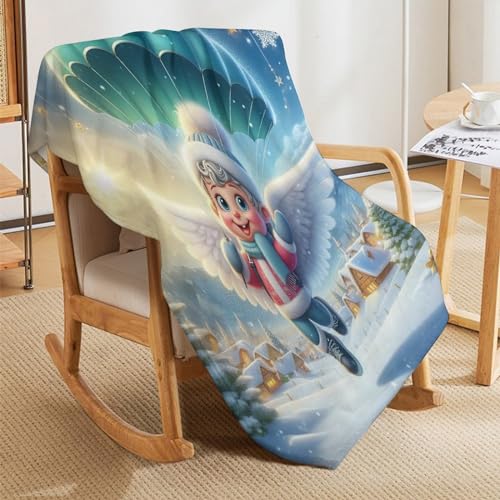 Couverture lit confortable Petit Ange Mignon chaude et lavable - 7