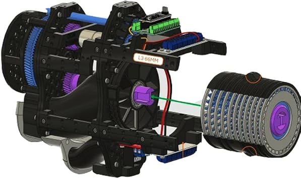Metalkitor T56-A-15 Turboprop Engine Model Kit, C-130 Hercules Aircraft Engine Cutaway Display Model with Spinning Propeller, Electric Powered Desktop Aviation Decor