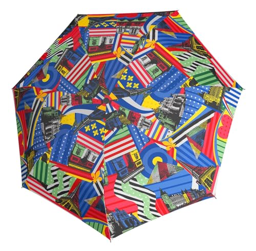 Parapluie Knirps T.020 Small Manual Paris Pop : mini parapluie de poche résistant
