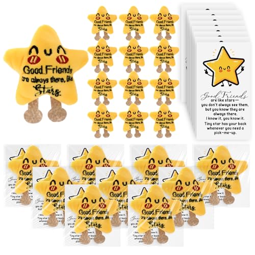 Hotop 24 Sets Friendship Gifts Bulk Friend Group Gifts Friend Appreciation Gift Good Friends Are Like Stars for Women BFF Girl Trip