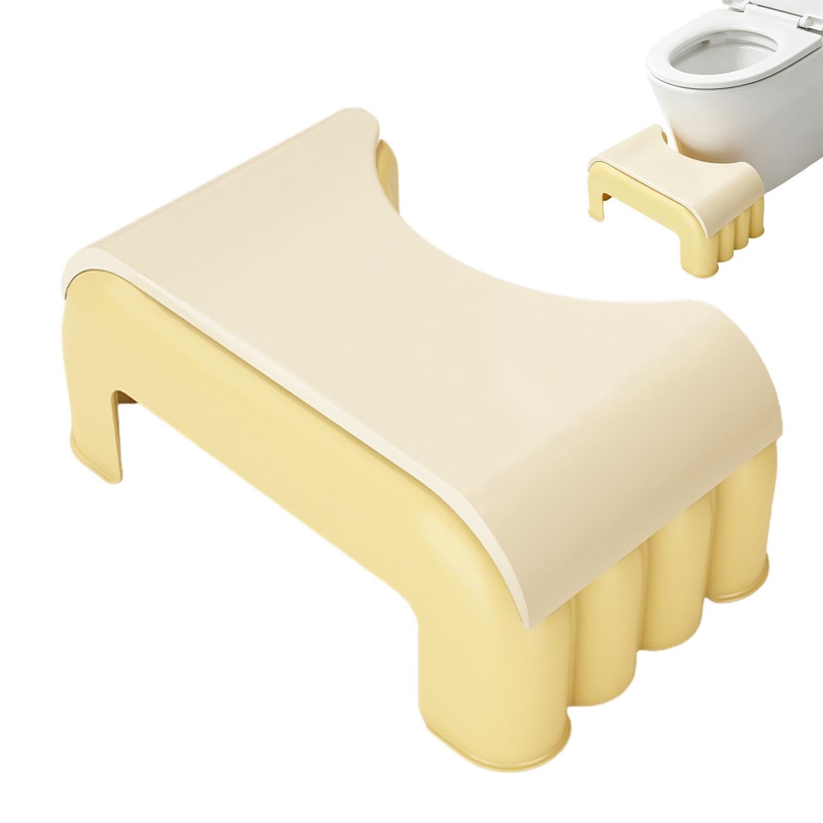 Taburete de baño para hacer caca y banco inodoro antideslizante para niños y adultos