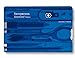 Produktbild Victorinox Geh.leer Transparent blau/Druck-VIC