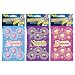 Dr. Stinky's Scratch N Sniff Stickers 3-Pack- Cotton Candy, Cupcake, Root Beer 81 Stickers