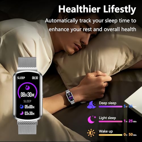 Image of JYUAJOI Health Fitness Tracker, Smart Watch with 24 /7 Heart Rate, Activity Tracker with Blood Pressure and Blood Oxy-gen Monitor, 120 Sport Mode Waterproof Sleep Tracker for Women Men