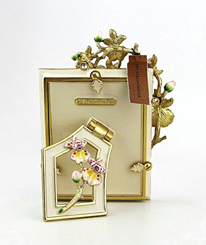 Jay Strongwater Kelsey Orchid 3" X 4" Photo Frame #TOP3