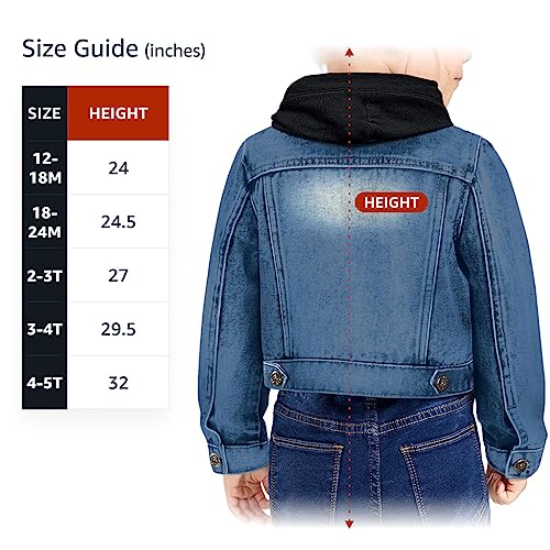 Candy Print Toddler Hooded Denim Jacket - Cute Graphic Jean Jacket - Graphic Denim Jacket for Kids4