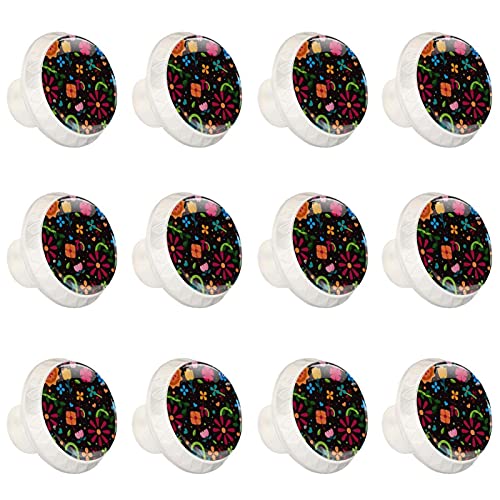 Boutons de commode fleur de dessin animé pour chambre d'enfant