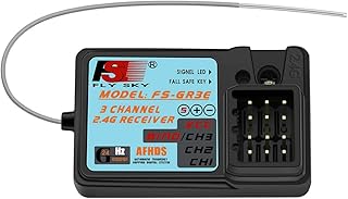 Flysky GR3E Receiver 2.4G Waterproof FS-GR3E 3CH Receiver for Flysky FS-GT2 FS-GT2B FS-GT3B FS-GT3C FZ-IT4S RC Car Boat (1 Pc)