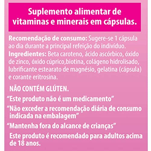 Hair Skin & Nails (Cabelo, pele e unhas) Vitgold 120 cápsulas