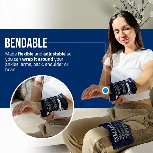 Flexible Ice Pack For Pain Relief - Reusable Gel Pack For Knee, Shoulder, Ankle, Back, And More - Bendable For Customized Comfort #TOP2