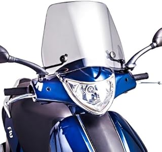 Puig 6533H Windschutzscheibe Traffic Piaggio New Fly Transparent / Rauchgrau