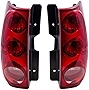 Brock Replacement Driver and Passenger Set Tail Lights Compatible with 2007-2014 Yukon 25975975 25975976