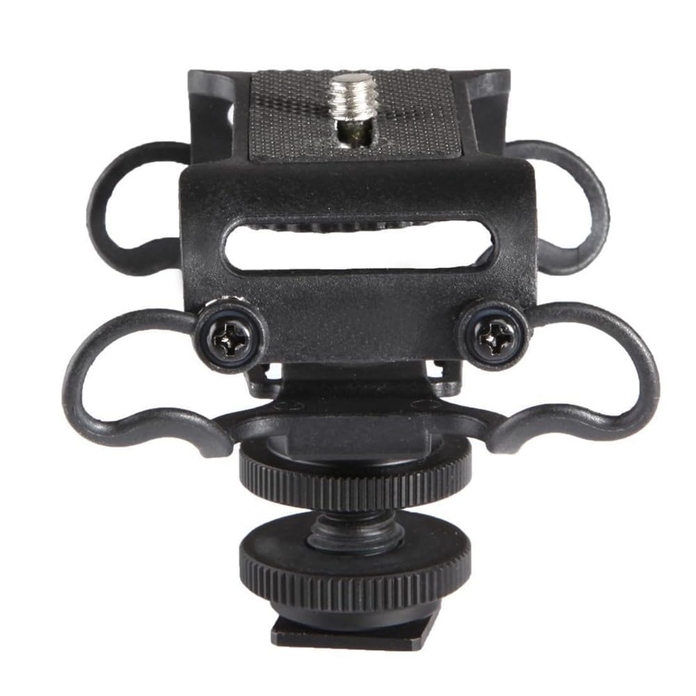 Soporte universal para grabadoras portátiles PCM-M10 H6 IS-12 con suspensión antichoques.