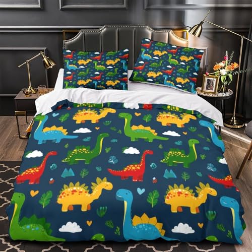 Housse de Couette Dinosaure pour Chambre d'Ado Style Vintage