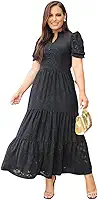 Vestido Malha Lese Longo Comprido Com Botões Moda Evangélica