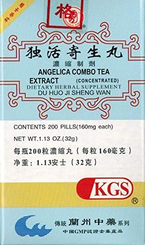 Angelica Combo Extracto de té (Du Huo Ji Sheng Wan) 12 Botellas