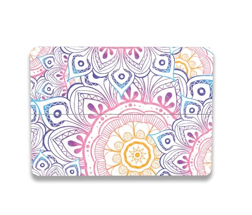 Image of MightySkins Carbon Fiber Skin Compatible with Microsoft Surface Laptop Studio 2 (2023) Full Wrap Kit - Vibrant Mandala | Protective, Durable Textured Carbon Fiber Finish | Made in The USA