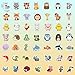 RINOLY 100 PCS Water Bottle Stickers for Kids,Waterproof Vinyl Animal Stickers for Kids,Skateboard,Laptop Stickers for Girls Boys Classroom Prizes