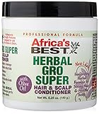 Africa's Best, Super Gro Maximum Hair and Scalp Conditioner, 5.25 Ounce (AB20204)
