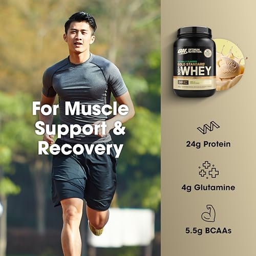 Optimum Nutrition Gold Standard 100% Whey Naturally Flavored Protein Powder, Vanilla, 1.9 Pound (Packaging May Vary) - 6
