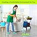 Replacement Microfiber Mop Pads for Libman Rinse 'n Wring Mop and Bucket System, Washable Reusable Wet & Dry Cleaning Refill Head for Multi-Surface Floor-6 Pack