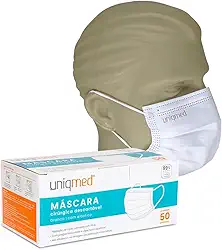 Mascara Descartavel 50 unidades Uniqmed
