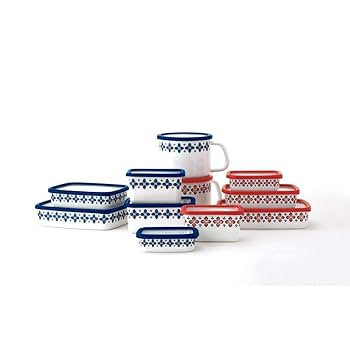 クッカ浅型角容器（S✕6.M✕6）セット クッカ浅型角容器（S✕6.M✕6）セット 楽天市場】富士ホーロー