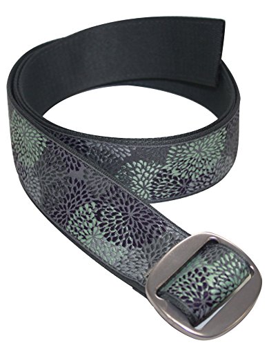 Bison Designs Women's Reversible to Solid Color Subtle Clinch Belt