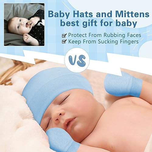 Zando MNFUYPZAS4185AXF4P Baby Hats And Mittens Unisex Infant Beanie Caps Newborn Hospital Hat thumb #1