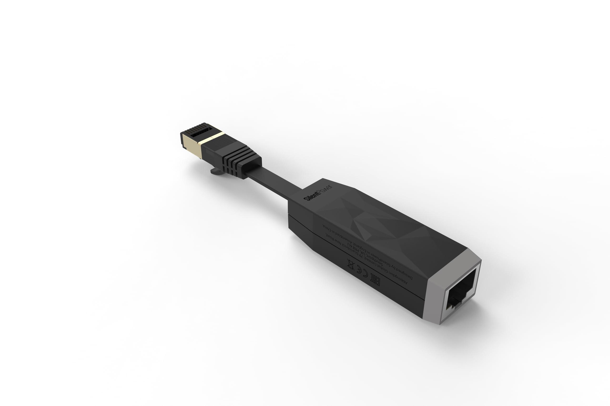 Silent Power LAN iSilencer+, filtro dal rumore Ethernet con isolamento galvanico e filtro RF, riduce il rumore e il jitter - Isolatore Gigabit RJ45 per audio ad alta risoluzione con segnale più pulito