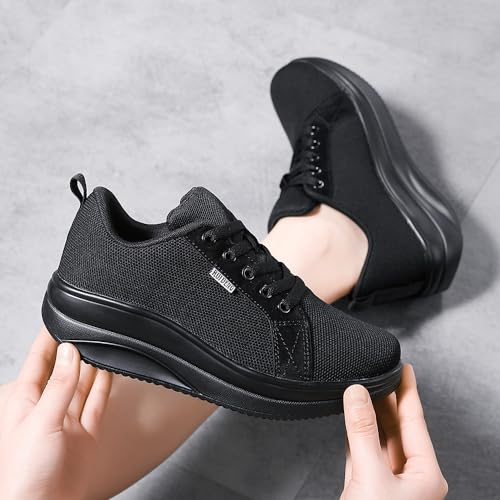 Oude Womens Platform Sneakers Comfy | Work Shoes Walk All Day thumb #8