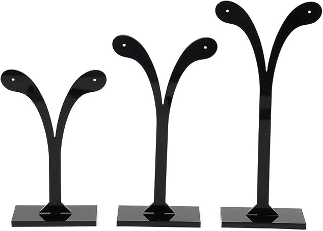 Three-Piece Earring Holder, Earring Organizer/Jewelry Holder Display Rack Stand, Earring Display Stand Jewelry Stand Jewelry Stand