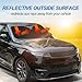 HIRUFAIT Windshield Sun Shade Compatible with L@nd Rover Range Rover Sport 2023 2024 2025, Front Window Sun Visor Protector, Foldable Car Reflective Blocker UV Rays and Heat (Style B)