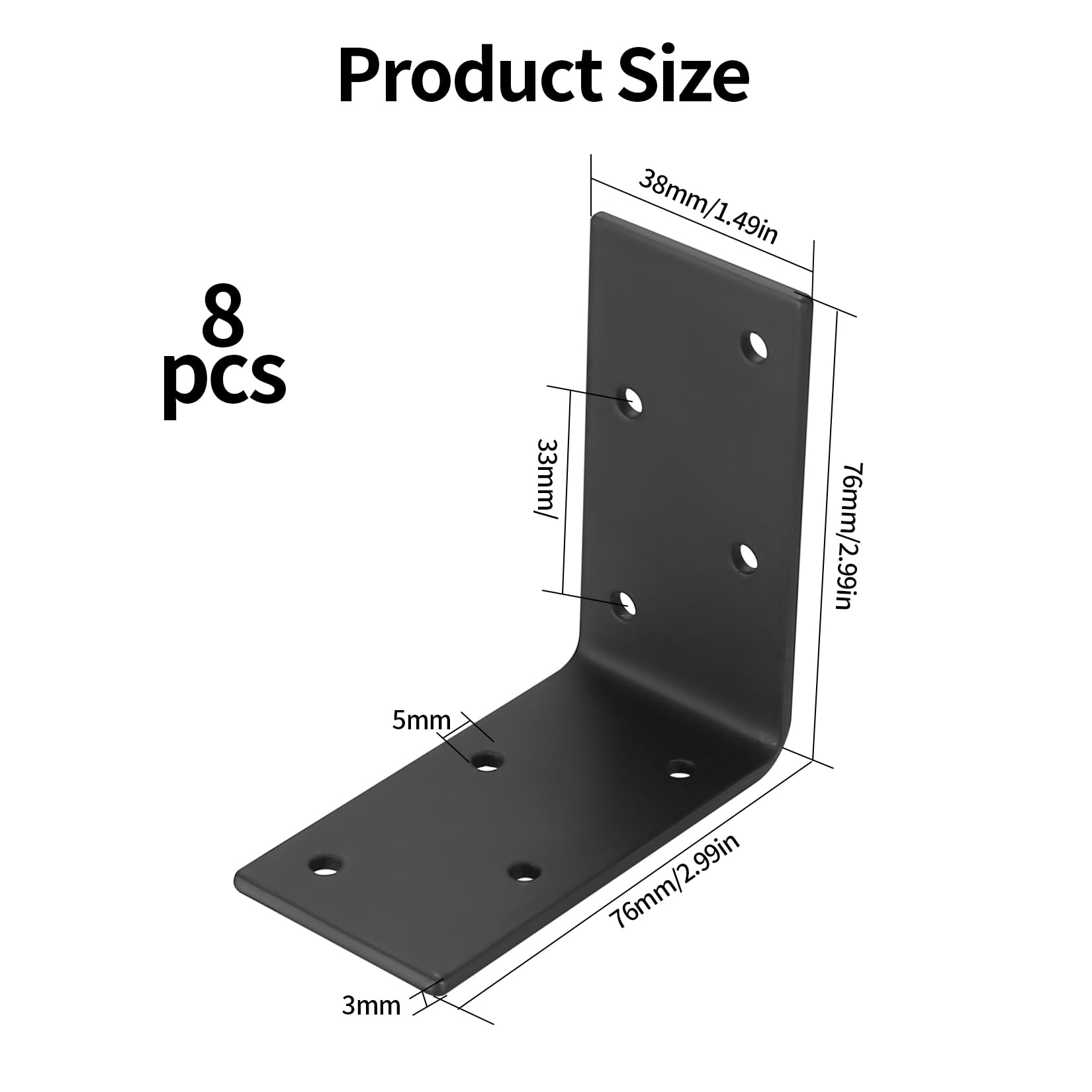 PIASTRA ANGOLARE PESANTE CON NERVATURA 90X90X65-2,5 Mm ANGOLO PER - Foto 2