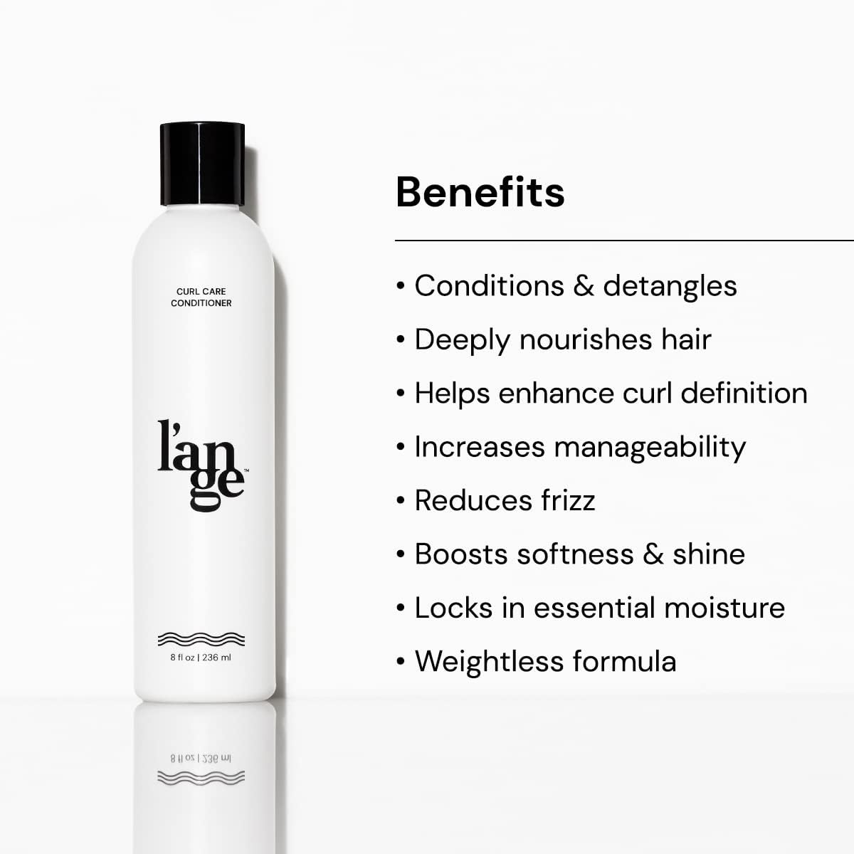 L'ANGE HAIR Curl Care Enhancing Conditioner | Best Conditioner for Curls | Nourishing & Moisturizing | Reduces Frizz | Boosts Bounce & Shine | Sulfate, Paraben & Silicone Free image 3 of 6 B0BYTGCGFL