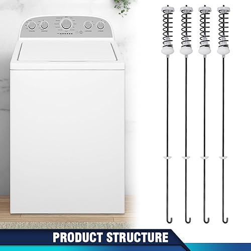 Miniatura 5 de PIT66 W10780048 - Juego de varillas de suspensión para lavadora, compatible con Whirlpool, Maytag, Kitchenaid, Jenn-Air, Amana, Magic Chef,