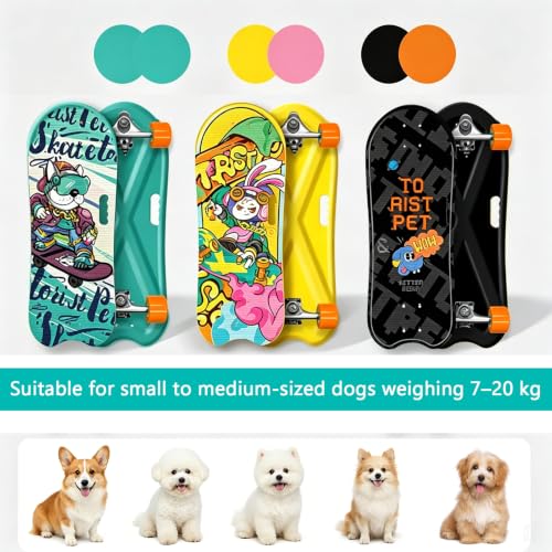 Annesc 25 Inch Pet Skateboard