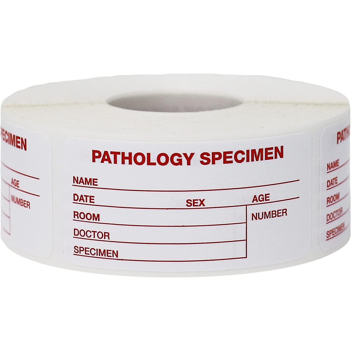 Lot de 500 étiquettes de soins médicaux pathologiques 3,8 x 6,9 cm