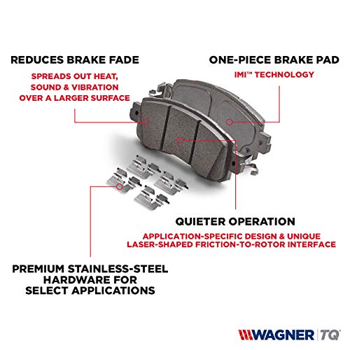 Image of Wagner Brake ThermoQuiet QC866 Ceramic Disc Brake Pad Set