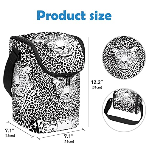 Lonchera de leopardo para picnics de fin de semana y pausas de comida en el trabajo 4