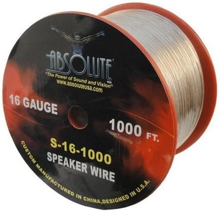Absolute S161000 16-Gauge Spool Speaker Wire (1000 Feet)