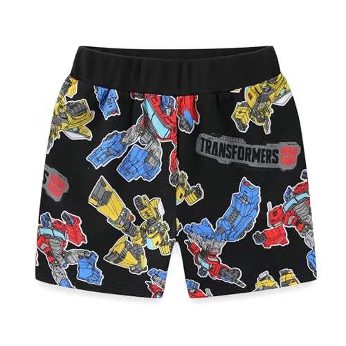 Image of Transformers Optimus Prime Bumblebee Boys Short Sleeve T-Shirt and Shorts Set for Toddler to Big Kids