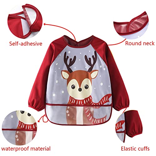 Tomedeks Bibs con maniche, 2 pz impermeabile