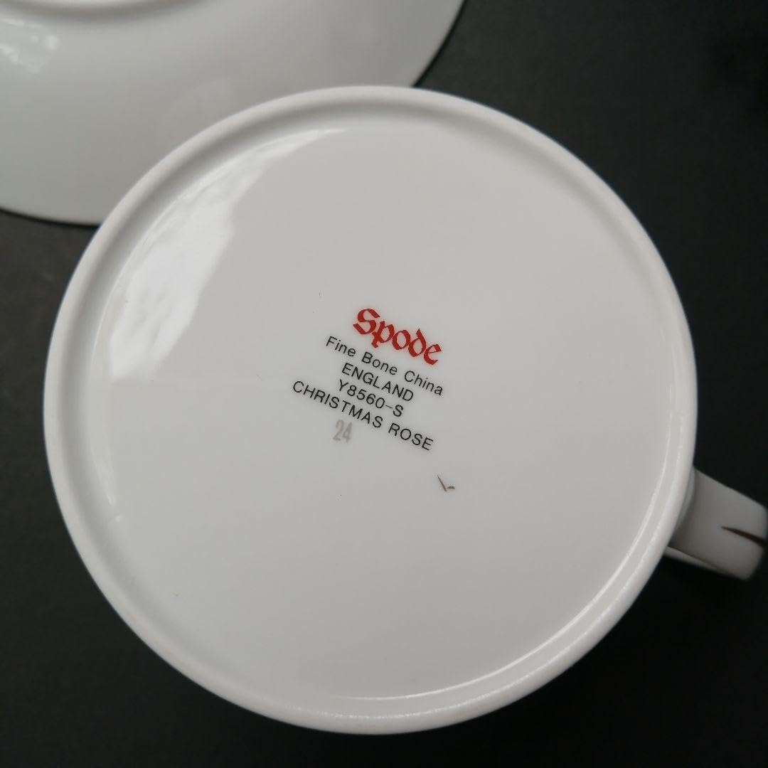 Amazon | スポード クリスマスローズ カップ&ソーサー 英国製