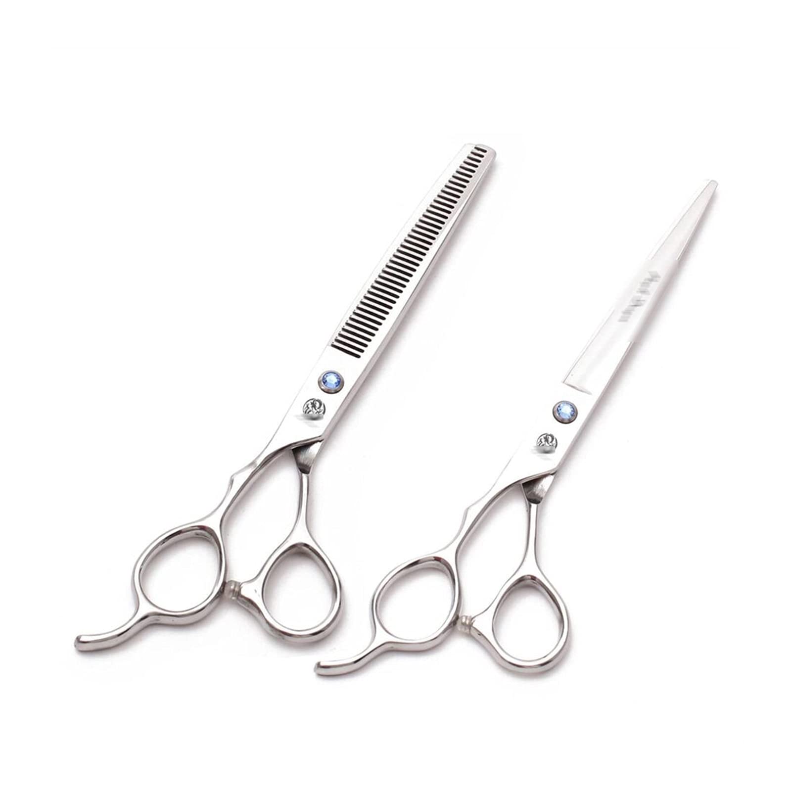 Haarschneideschere Friseurschere 5.5 "6" 7 ", Texturing Mischungsschere-Salon-Haarschnitt-Styling-Kit for Männer, Frauen Friseurschere/Haarschere (Size : 5.5in)