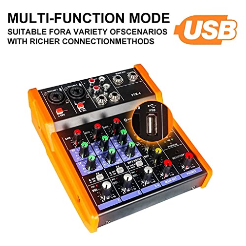 Ficha técnica VejiA Mezclador de Audio de 4 Canales - Fernando Cortés