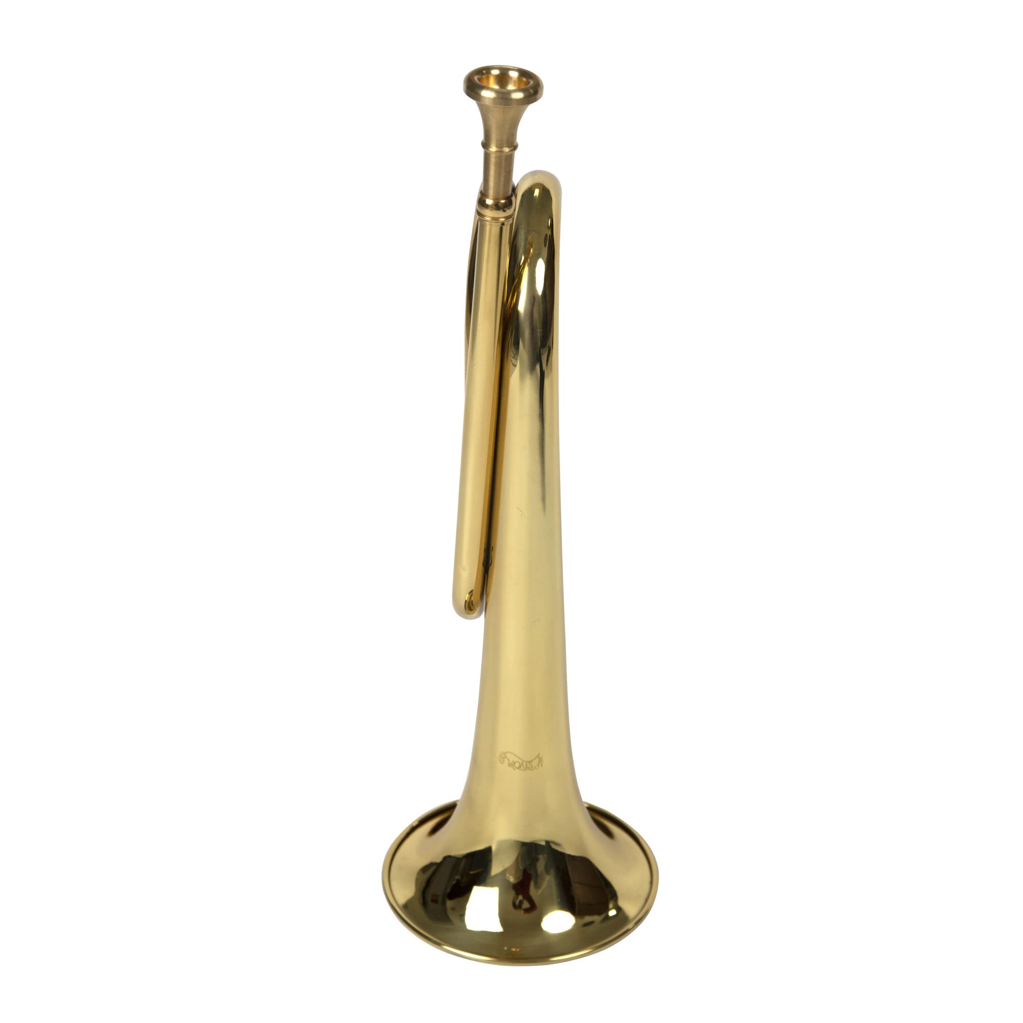 Messing Militär Trompete Kavallerie Signalhorn Orchester Goldfarbe (goldene Farbe - Version 3)