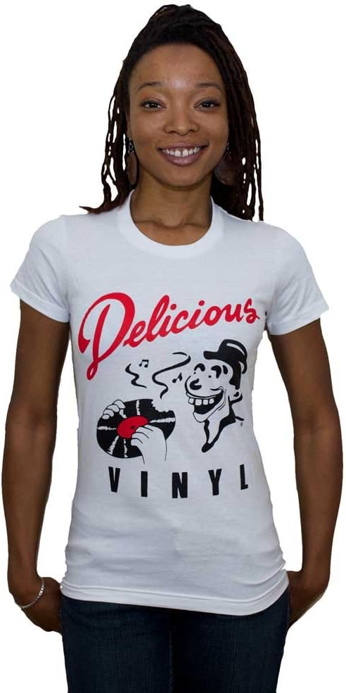 Delicious Vinyl Women's Classic DV Logo T-Shirt