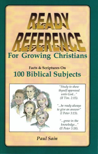 Ready Reference for Growing Christians: Facts &... B000CPN6AO Book Cover